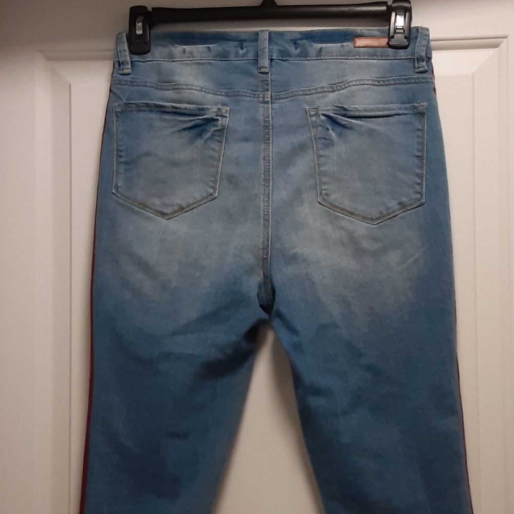 Dollhouse high waisted skinny Jean's with stripes - Picture 6 of 7